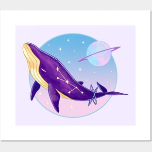 Galactic Whale Posters and Art